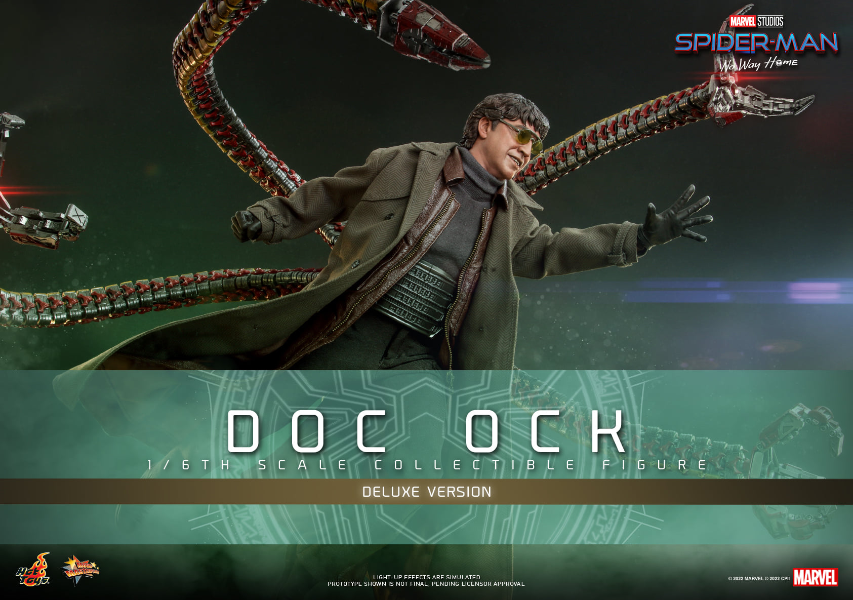 Pre-Order Hot Toys Marvel Doctor Octopus Spider-Man No Way Home Deluxe Figure MMS633